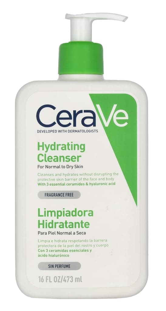 CeraVe - Crème Lavante Hydratante - Visage & Corps - Nettoie et Hydrate Sans Altérer la Barrière Cutanée - Aux 3 Céramides Essentiels + Acide Hyaluronique - Peau Normale à Sèche - 473 ml - Image 5