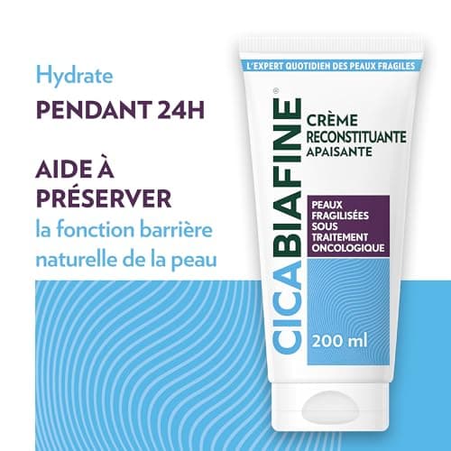 Cicabiafine | Soothing Replenishing Cream (200 ml tube) – Cream for weakened skin and under oncology treatment – Moisturizing cream to repair the skin immediately - Image 4