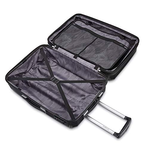 Samsonite Winfield 3 DLX Hard Case with Swivel Wheels, Black, Winfield 3 DLX Expandable Hard Case with Swivel Wheels - Image 3