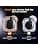 TOCOL 2-Piece Case for Apple Watch Series 11/10 46 mm, Built-in Tempered Glass Screen Protector Full Coverage, Sensitive Touch, Anti-Bubble, Shockproof, Clear/Black - Image 3