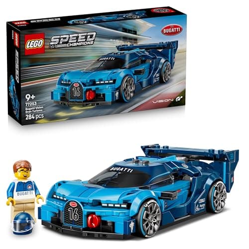 LEGO Speed Champions Hypercar Bugatti Vision GT - Jouet Voiture - Maquette avec Minifigurine Collector de Pilote - Idée de Cadeau Gaming pour Garçon dès 9 Ans & Fans de Sport Automobile 77253 - Image 2