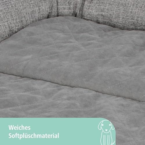Kerbl Pet Sofa cushion Emalia Grey, 60X40X12cm - Image 6