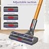High Torque Brush for Dyson V11 V15 V10 V8 V7, Anti-Tangle Brush, Motorized Brush for Dyson V11 V15 V10 V7 V8, Adjustable Suction, Turbine Brush for Hard Floors and Carpets - Image 4