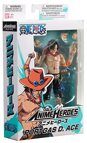 BANDAI - Anime Heroes - One Piece - Portgas D. Ace Figure 17 cm - Officially Licensed One Piece - Action Figure Ace - 36934 - Image 4