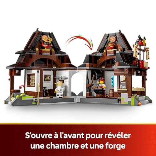 LEGO Ninjago 15th Birthday - Forge of Four Weapons - Teenager Toy - Ninja House with Minifigure & Collector Cards - Gift for Boys from 14 Years or Adult Fan 71858 - Image 4