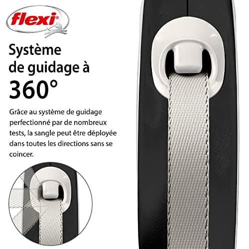 Flexi Comfort L Strap 8 m Black Retractable Lead for Dogs up to 50 kg - Image 5