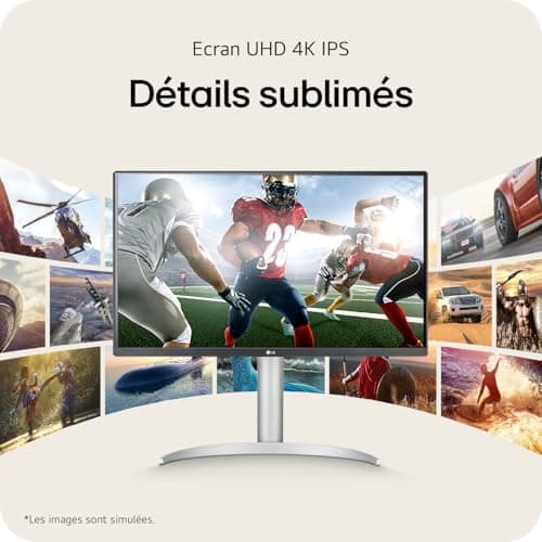 LG Ultrafine 27UP850K-W 27" 4K PC Monitor - IPS Panel UHD (3840 x 2160), 5ms GtG 60Hz, DisplayHDR 400, DCI-P3 95% (CIE1976), Reading Mode, Tilt, Height Adjustable - Image 5