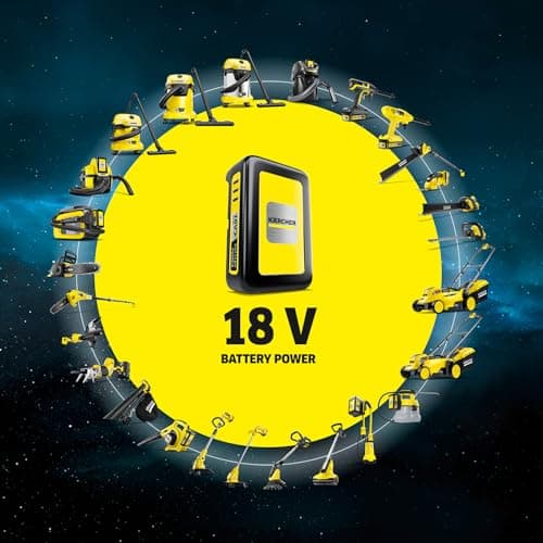 Kärcher OC 6-18 Medium Pressure Cordless Cleaner, Pressure: 24 Bar, Flow Rate: 200 l/h, Weight: 2.5 kg, Pressure Gun, Flat Jet Nozzle, Flexible, Compatible with Kärcher 18V Battery Not Included - Image 8