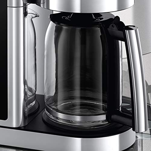 Russell Hobbs Filter coffee maker [Programmable, WhirlTech technology for optimal extraction & flavouring] Elegance (10 cups, glass jug 1.25L, Keep warm, 1600W) Coffee machine 23370-56 - Image 5