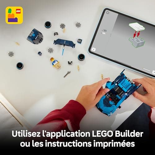 LEGO Speed Champions Hypercar Bugatti Vision GT - Jouet Voiture - Maquette avec Minifigurine Collector de Pilote - Idée de Cadeau Gaming pour Garçon dès 9 Ans & Fans de Sport Automobile 77253 - Image 7