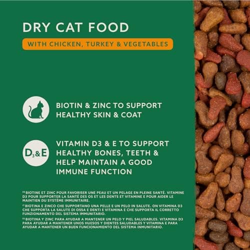 by Amazon - Croquettes complètes pour chats adultes, au poulet, dinde et légumes, 10kg, lot de 1 - Image 4