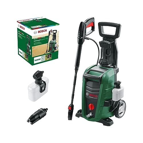 Bosch High Pressure Washer UniversalAquatak 125 (2 Nozzles, Transparent Water Filter, High Pressure Gun, 5 m Hose, 5 m Cable, Cardboard, 1500 W, Pressure: 125 Bar, Maximum Flow Rate: 360 l/h) - Image 2