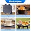Silicone Trivet For Air Fryer Ninja Crispi Air Fryer Accessories, Heat Resistant Worktop Mat For Ninja Crispi Portable Fryer 3.8L, 4-in-1 Fn101EUGY Kaempe - Image 8