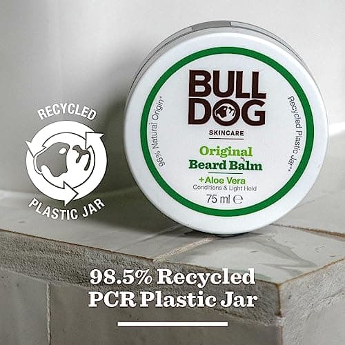 Bulldog Skincare Beard Balm with Natural Ingredients, Aloe Vera, Camelina Oil & Green Tea, 75 ml (Packaging May Vary) - Image 7