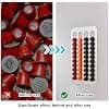 Capsule Holder Compatible with Nespresso, Capsule Dispenser, Magnetic, No Drilling, Coffee Capsule Organizer, Coffee Capsule Holder, Coffee Capsule Holder for 40 Capsules - Image 7
