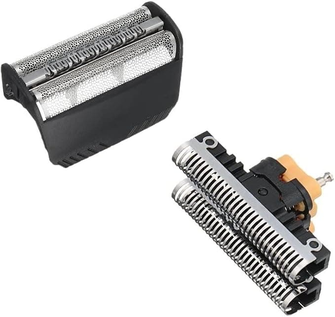 [Shaving Heads] Replacement 30B Razor Grille + Blade Compatible with Braun 3 Series SmartControl 7000/4000 5495 7505 7520 7650 197 195 199 197S 195S [Easy to Replace] - Image 1