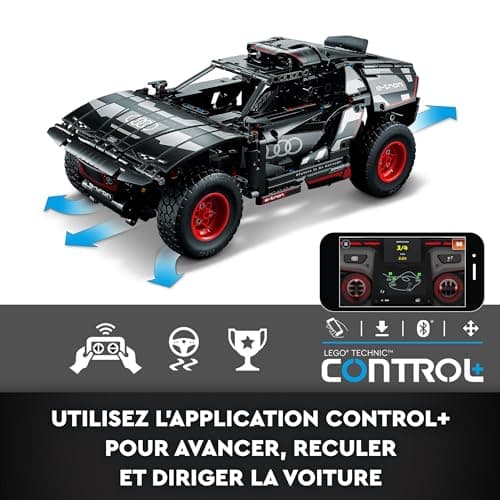 LEGO Technic Audi RS Q e-tron - Voiture de Rallye Télécommandée - Maquette à Construire Off-Road Dakar - Contrôlée par Application RC avec Control+ Idée Cadeau pour Garçons, Filles Dès 10 Ans 42160 - Image 7