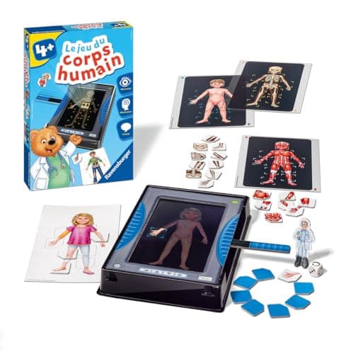 Ravensburger - Educational game - The game of the human body - Progressive discovery of human biology - includes a mini radiology box - From 4 years old - 24116 - Image 5
