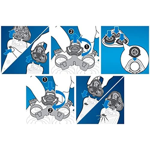 Philips - Shaving heads, compatible with Series 1000, 3000 and 5000 shavers, optimal performance, self-sharpening, 3 blades, SH30/50 - Image 6