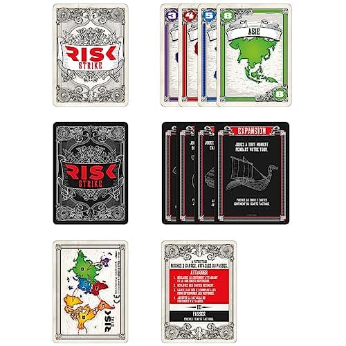 Hasbro Gaming Risk Strike, Card and Dice Game, Quick Strategy Card Game for 2-5 Players, Around 20 Min. Family Games, Group Games - Image 6