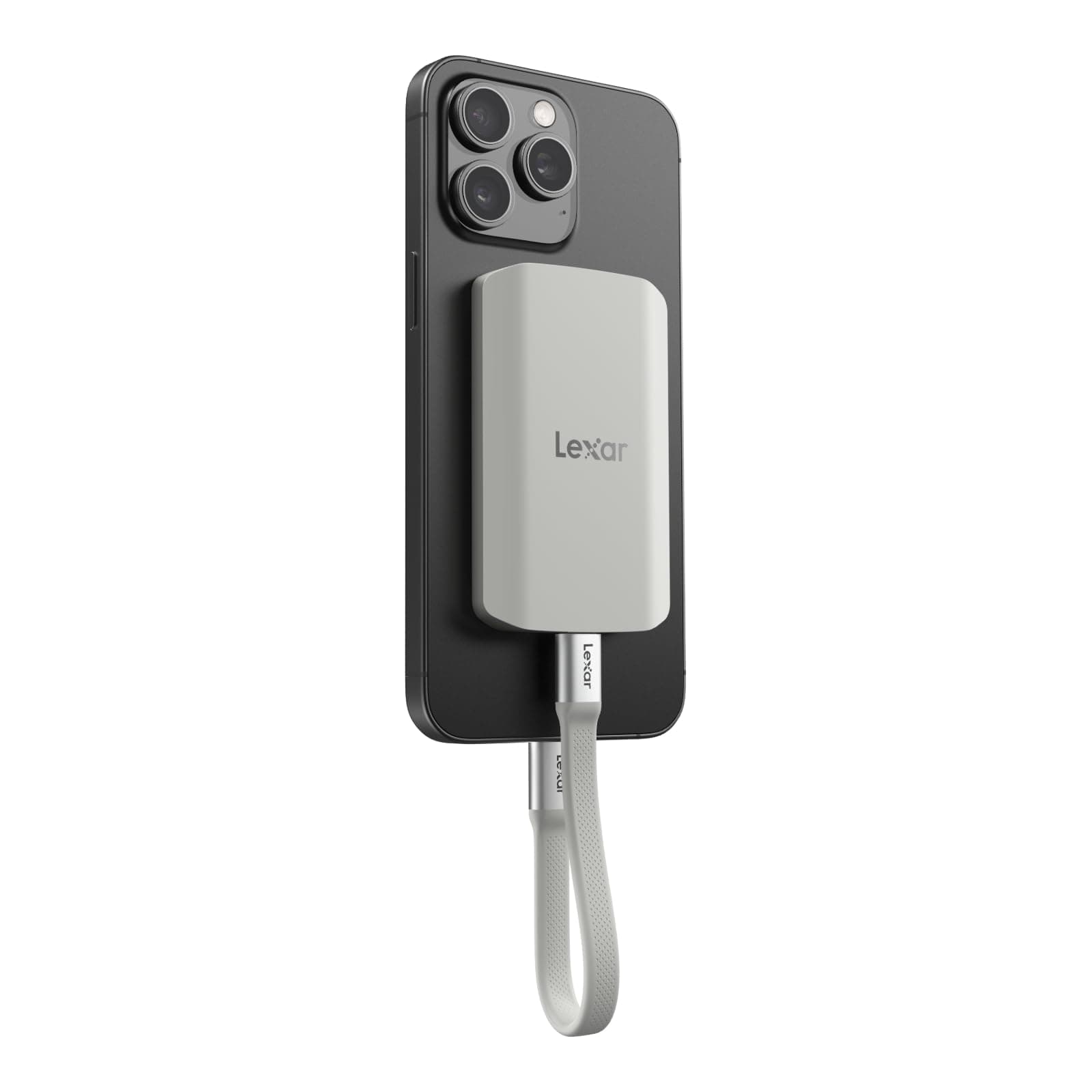 Lexar ES5 Portable Solid State Drive 2TB USB 3.2 Gen2x2 with Up to 2000MB/s Read and Write IP65 Protection Magsafe Phone SSD Compatible with Apple ProRes 4K (iPhone 15/16) and Galaxy S25 8K - Image 1