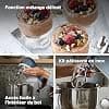 Kenwood kMix Editions KMX760BL Food Processor with 5 Litre Stainless Steel Bowl, Safe Use Safety System, Metal Housing, 1000 W, 3-Piece Pastry Kit and Protection - Image 5