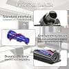 Mini Hair Free Turbine Brush Compatible with Dyson V7 V8 V10 V11 V15 SV10 SV11 SV12 SV14 Vacuum Cleaners, Ideal for Cleaning Sofa, Pet Baskets, Mattresses, Stairs - Image 4