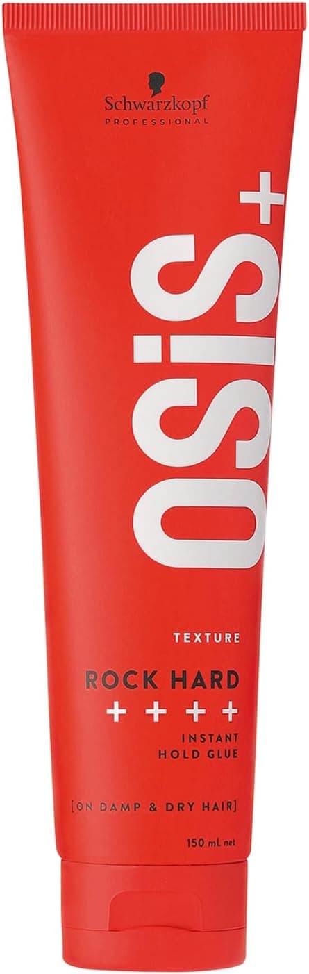 Schwarzkopf Professional OSiS Rock-Hard Styling Gel for Extreme Styles, Brushable, Non-Sticky Finish, Rebellious Hair, Long Lasting, Extra Strong 150 ml - Image 1