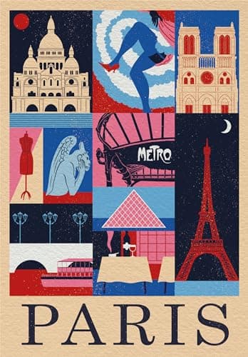 Clementoni Puzzle Paris 1000 Pieces, Style in The City - Puzzle for Adults 14-99 Years, Paris, France, Made in Italy, 39843 - Image 3