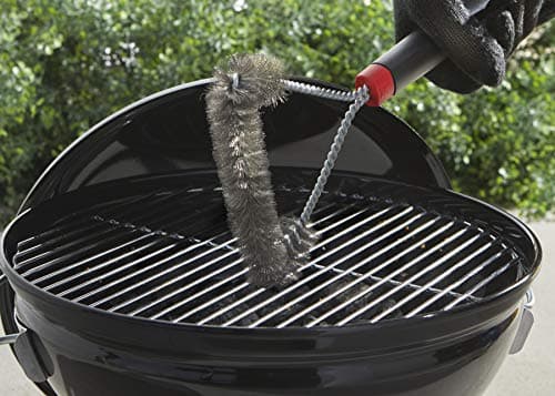 Weber Charcoal Briquettes – 8 kg Bag – Charcoal for Weber & 12 Inch Three-Sided Grill Brush - Image 8