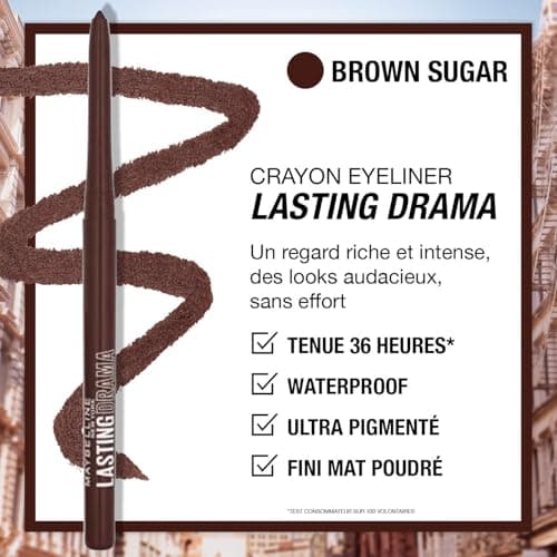 Maybelline New York Lasting Drama Brown Sugar - Image 5