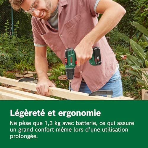 Perceuse-Visseuse sans fil Bosch EasyDrill 18V-40 (1 Batterie 2,0 Ah, Système 18 V, dans Coffret de Transport) - Image 7