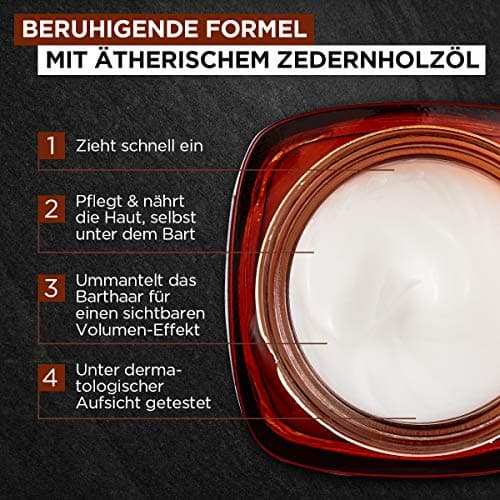 L'Oréal Men Expert Baume à Barbe + Peau pour Hommes, Aide à la Croissance Saine de la Barbe, Soin de la Barbe pour Homme avec Huile Essentielle de Bois de Cèdre Barber Club, 1 x 50 ml - Image 6