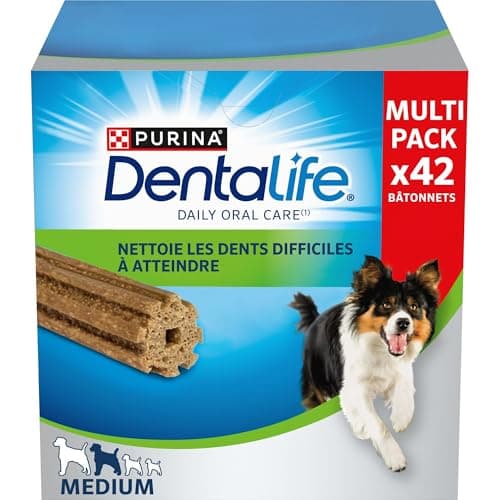 DENTALIFE | DAILY ORAL CARE | Treats | For Medium Adult Dogs | Helps Clean Teeth Effectively | Natural Cleansing Action | Sachet | Pack of 1 x 42 Chew Sticks - Image 3