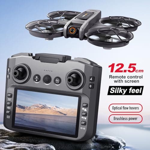 S156 Drone with 720P HD Camera for Children and Beginners, Dual Camera, Automatic Takeoff/Landing, Obstacle Avoidance, Hovering Optic, 360° Flip,Ideal Gift Toy (Black) - Image 3