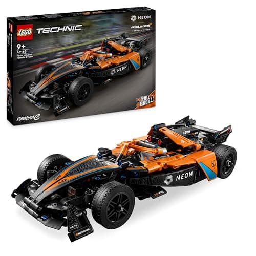 LEGO Technic NEOM McLaren Formula E Race Car, Voiture Jouet pour Enfants dès 9 Ans, Garçons et Filles, Set de Construction de Voiture à Rétrofriction, Décoration Chambre d'enfant, Idée Cadeau 42169 - Image 3