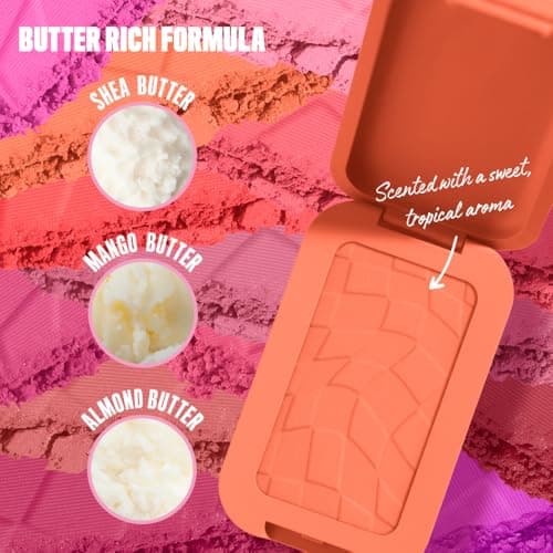 NYX PROFESSIONAL MAKEUP - Blush en Poudre, enrichi en beurre de mangue, beurre d'amande & beure de karité - Texture Fondante - Formule Vegan - Buttermelt Blush, Teinte : The Butta - Image 4