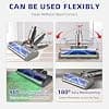 LED brush compatible with Dyson V6 DC58 DC59 DC62 DC72 DC74 SV04 SV06 SV09 vacuum cleaners, vacuum cleaner brush for hard floors and carpets, not suitable for long carpets. - Image 7