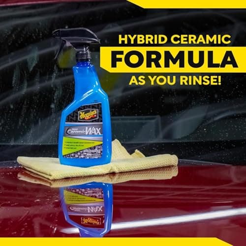 Meguiar's G190526EU Spray cire traitement hydrophobe - Hybride Céramique - Traitement Céramique Hydrophobe - Protection Avancée Carrosserie - Effet Perlant - Nettoyage Voiture - Image 9