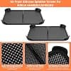 2 x Reusable Air Fryer Accessories for Ninja Foodi AF400EU & AF451EU - Silicone Air Fryer Mould to Prevent Splash Grease (Black) - Image 4