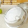 Panier vapeur universel en acier inoxydable for cuiseur à riz/Instant Pot, lavable au lave-vaisselle, multifonction(L) - Image 7