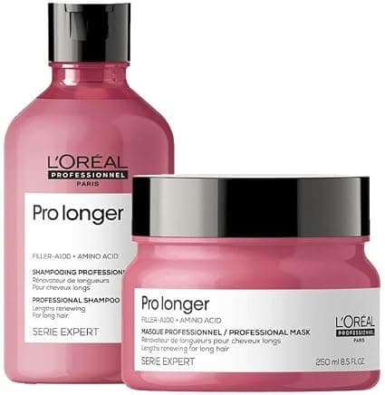 L'Oréal Professionnel Paris Serie Expert Pro Longer Shampoo 300ml Mask 250ml - Image 1