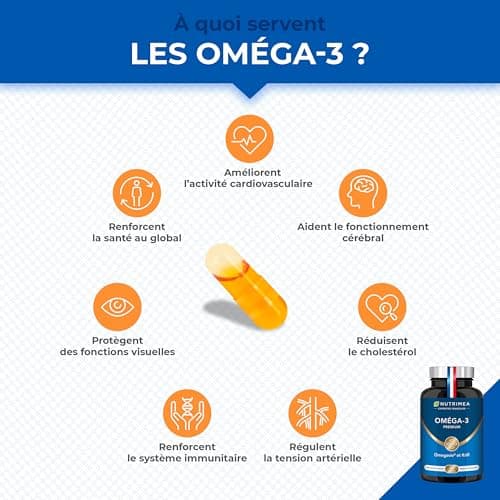 Omega 3 & Antarctic Krill | Patented Omegavie | Wild Fish Oil | Natural Antioxidant | Cognition & Immune System | Astaxanthin Concentrate | Made in France | Nutrimea - Image 4