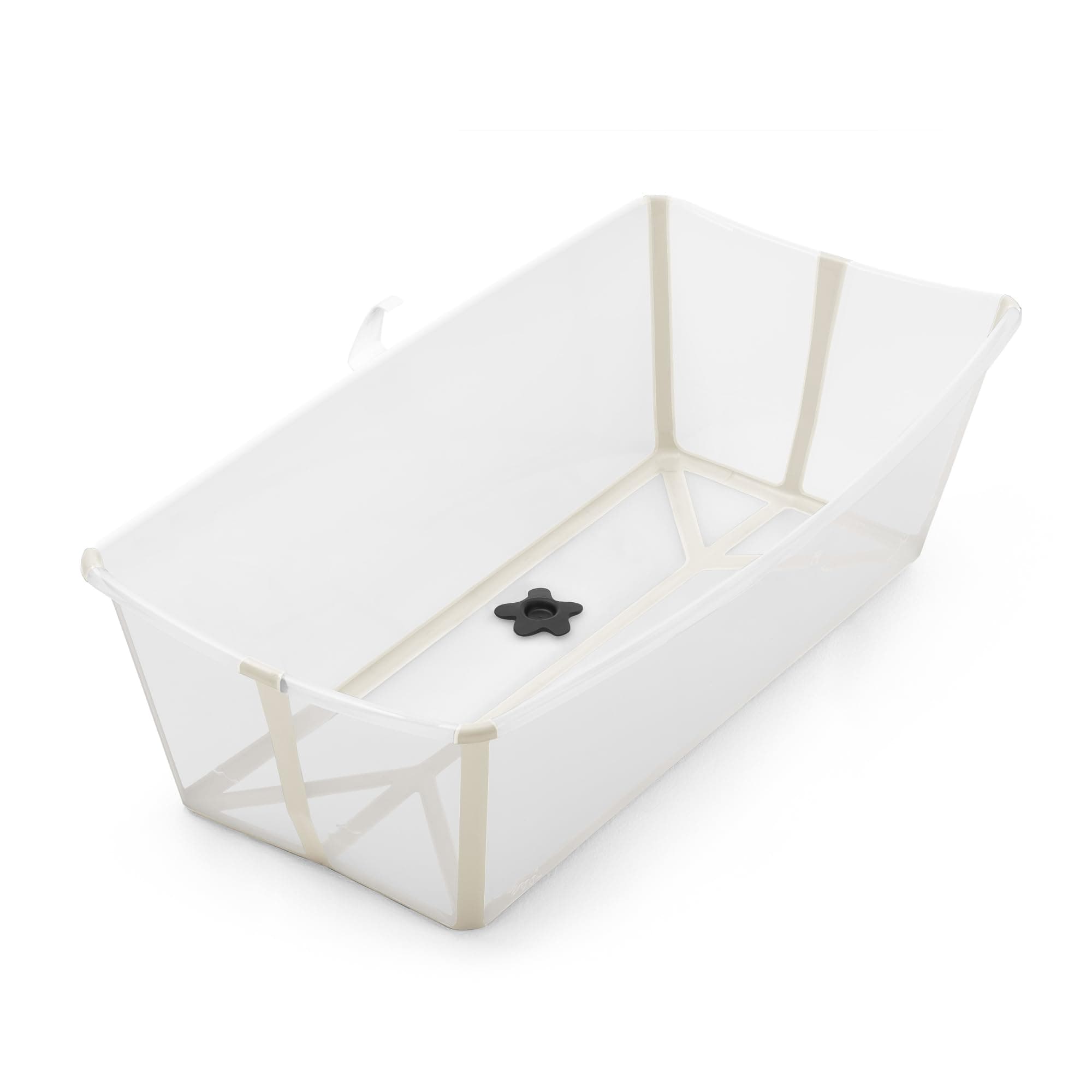 Stokke Stokke Flexi Bath X-Large, Sandy Beige - Spacious foldable baby bath - Lightweight & easy to store - Convenient to use at home or on the go - Ideal for children from 0 to 6 years old