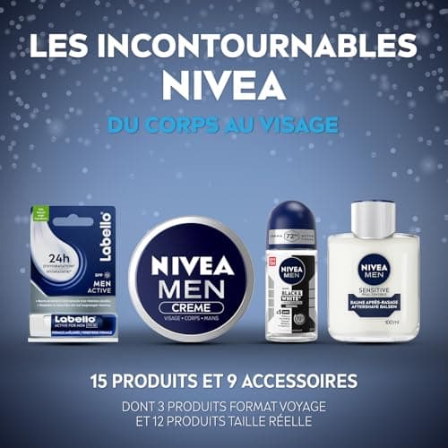 NIVEA MEN - Men's Advent Calendar 2025 Edition - Beauty Gift Set - Face, Body & Lip Care + Accessories - 24 Surprise Windows - 1pc - Image 5
