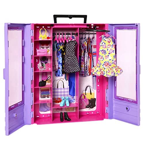 Barbie Fashionistas HJL66 The Dream Dressing Set with Doll Model, Dresses, Accessories and Hangers, Children's Toy, From 3 Years - Image 3