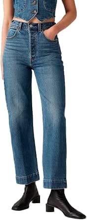 Levi's Ribcage Straight Ankle Tailored Jeans Jeans Femme