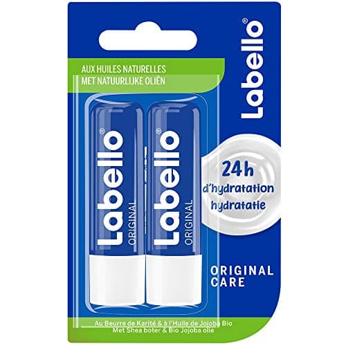 NIVEA Labello Original, Baume à lèvres enrichi en huiles naturelles et à la texture onctueuse, Soin des lèvres Hydratation longue durée pendant 24H - Image 3