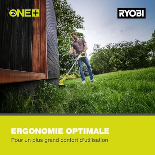Ryobi- Coupe-bordures/Dresse-bordures 18V ONE+ - 25/30 cm (1 x 2 Ah) - RLT183220S - Image 4