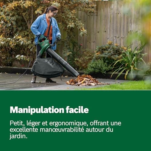 Bosch Vacuum Cleaner/Leaf Blower/Shredder - UniversalGardenTidy 3000 (3000 W, 50 L Collection Bag, Variable Speed, for Blowing, Vacuuming and Grinding Leaves, in Cardboard Box) - Image 6